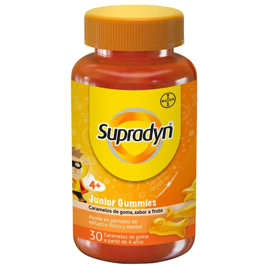 Supradyn Junior Gummies – vitamiineja ja energiaa lapsille, 30 karkkia