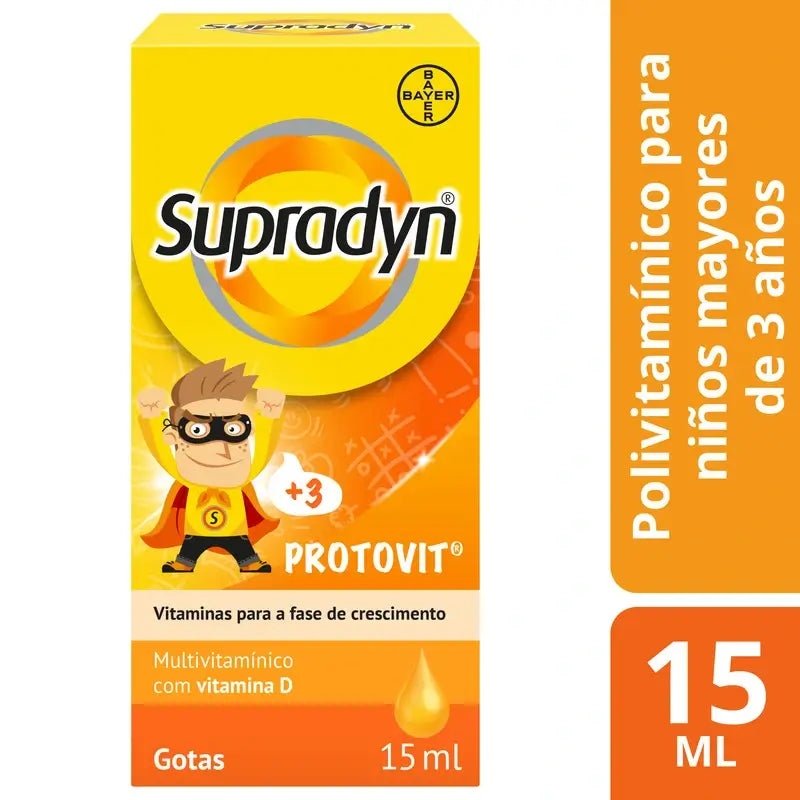 Supradyn Protovit -vitamiinit ja kivennäisaineet lapsille, 15 ml