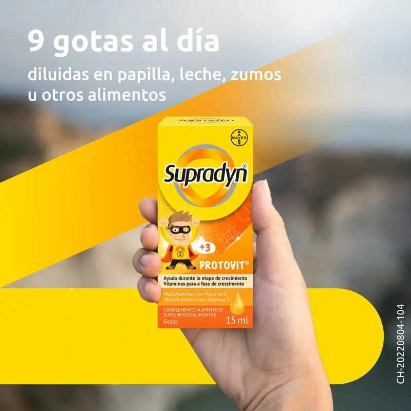 Supradyn Protovit -vitamiinit ja kivennäisaineet lapsille, 15 ml
