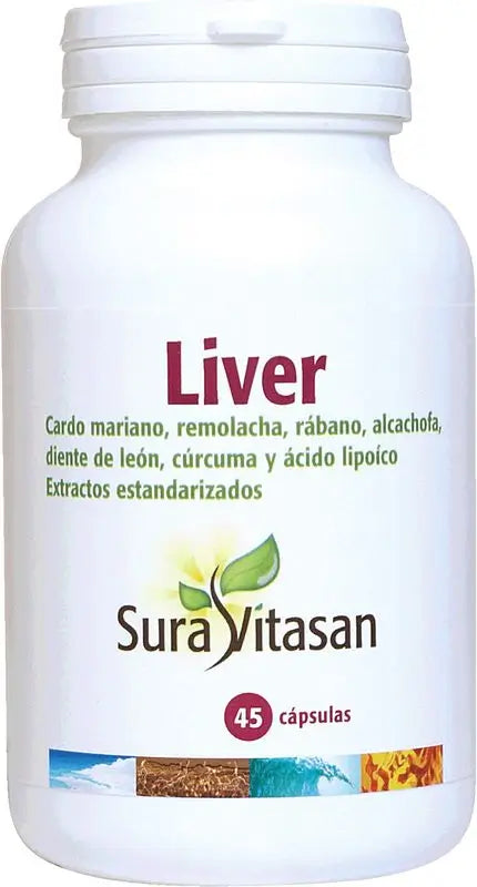 Sura Vitas Liver 725 Mg, 45 Capsules