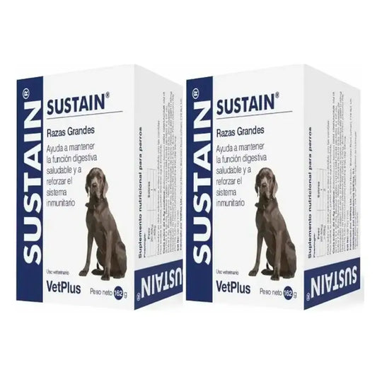 Sustain suurikokoisille koirille, 2 x 30 pussia