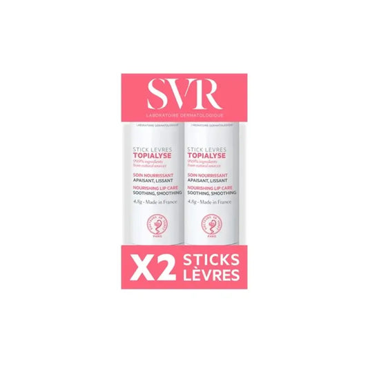 Svr Topialyse Duo huulivoide, 2 x 4 g