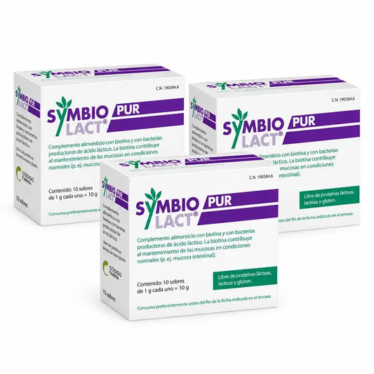 Symbiopharm Symbiolact Pur -pakkaus, 3 x 10 annospussia
