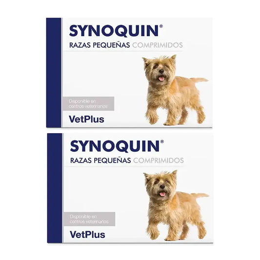 Synoquin pienille roduille, 2 x 90 kpl:n pakkaus