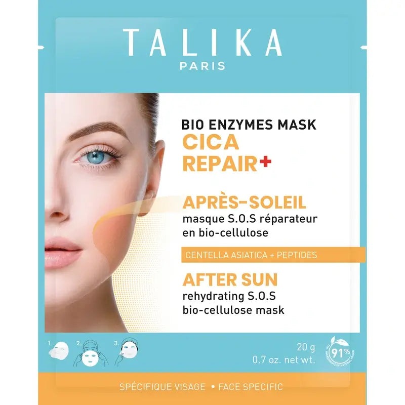 Talika Bio Enzymes Mask Cica Repair After Sun, 20 g