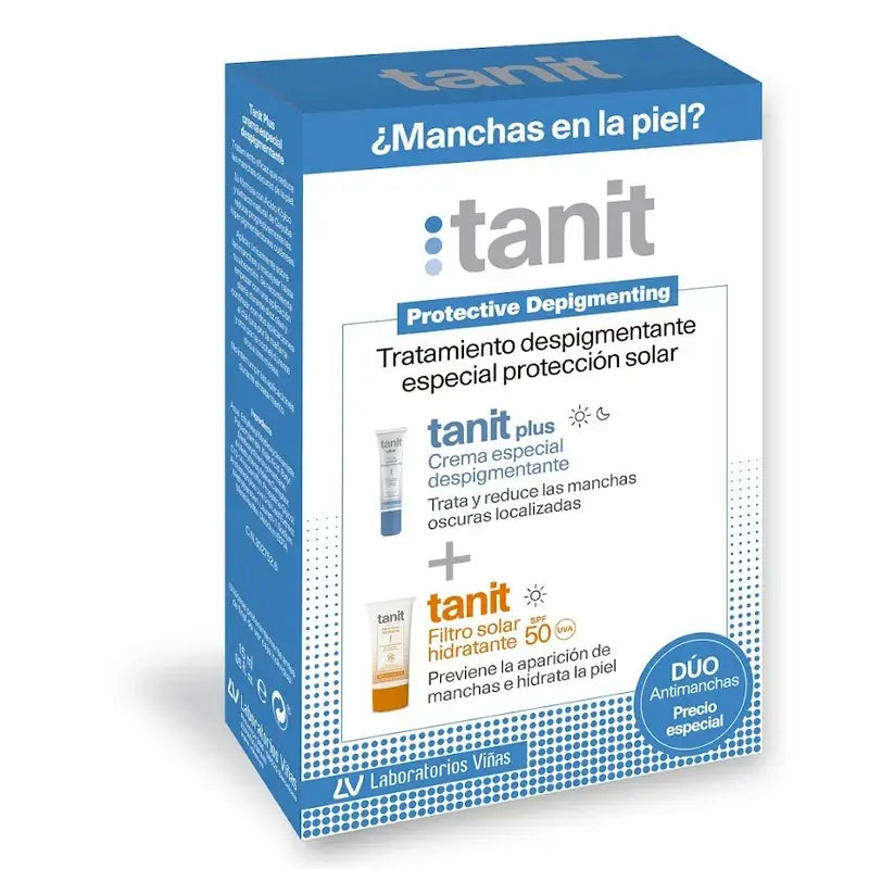 Tanit Pack Duo -tahranestoaine, Plus + aurinkosuojakerma