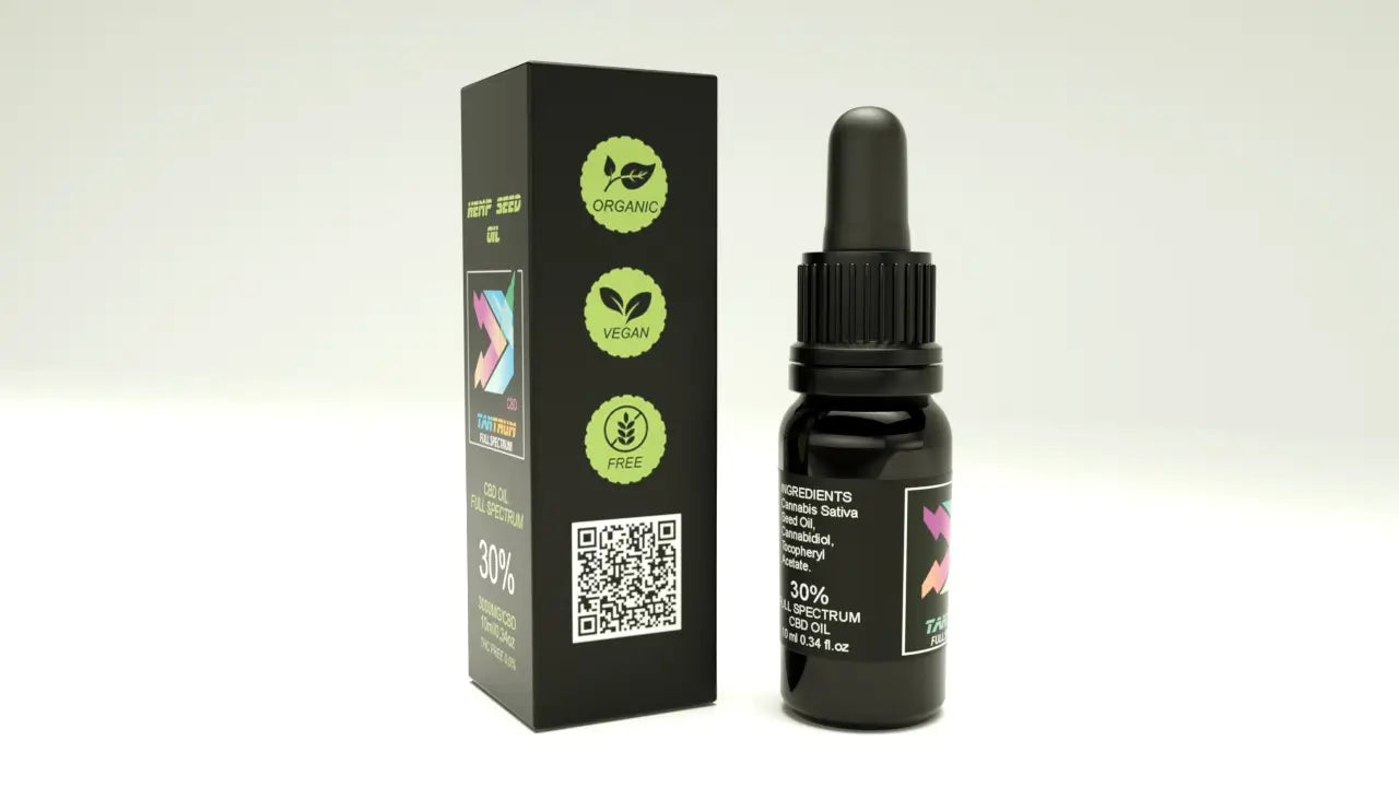 Tantrum Full Spectrum CBD-öljy 30 % Hso, 10 ml