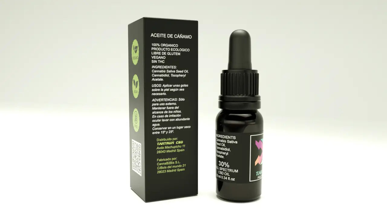 Tantrum Full Spectrum CBD-öljy 30 % Hso, 10 ml