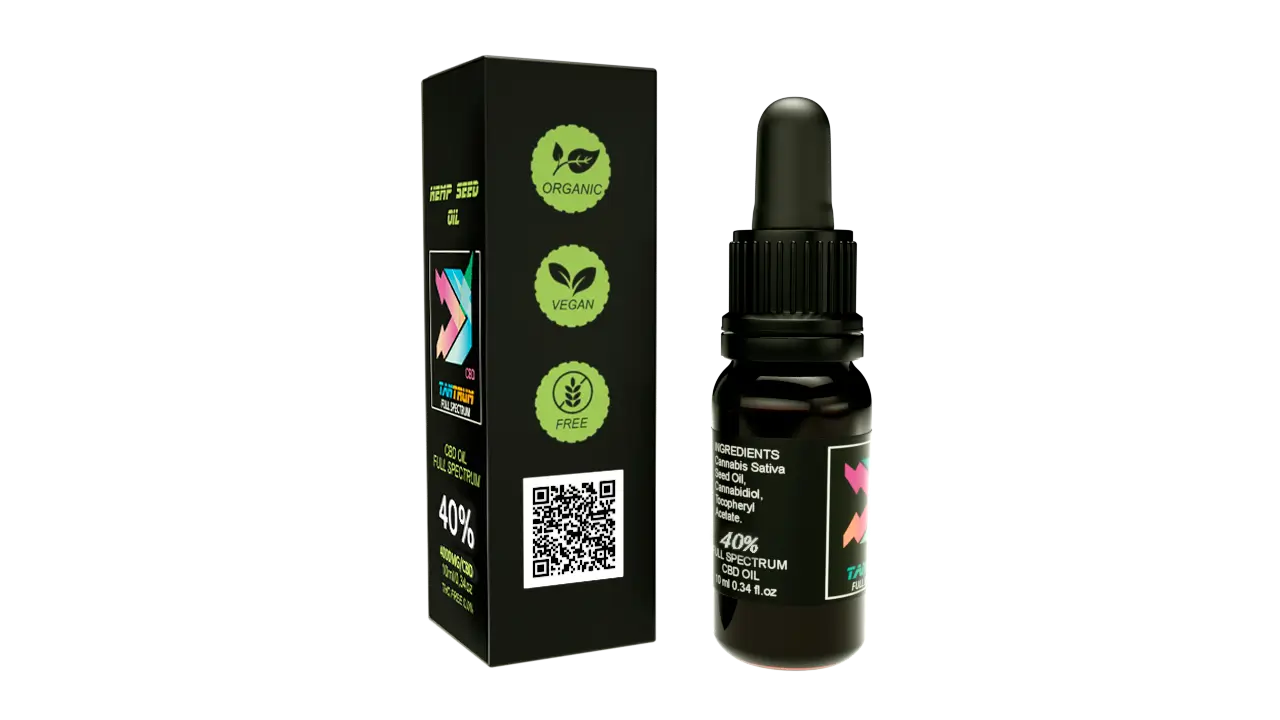 Tantrum Full Spectrum CBD-öljy 40 % MCT, 10 ml