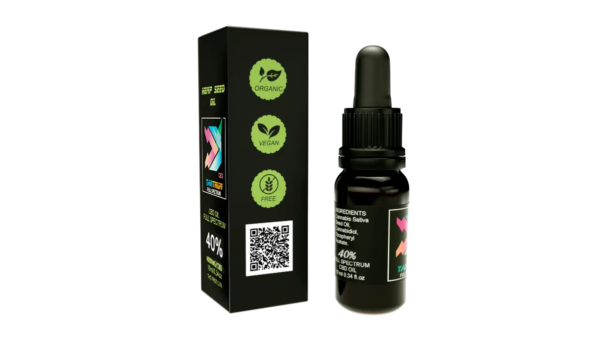 Tantrum Full Spectrum CBD-öljy 40 % MCT, 10 ml