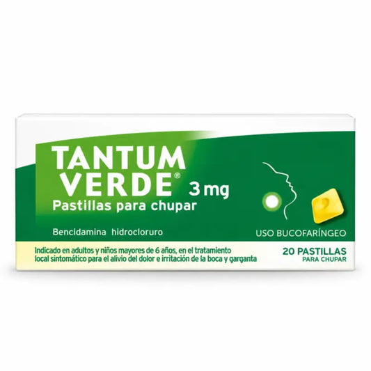 Tantum Verde Menta 20 imeskelytablettia