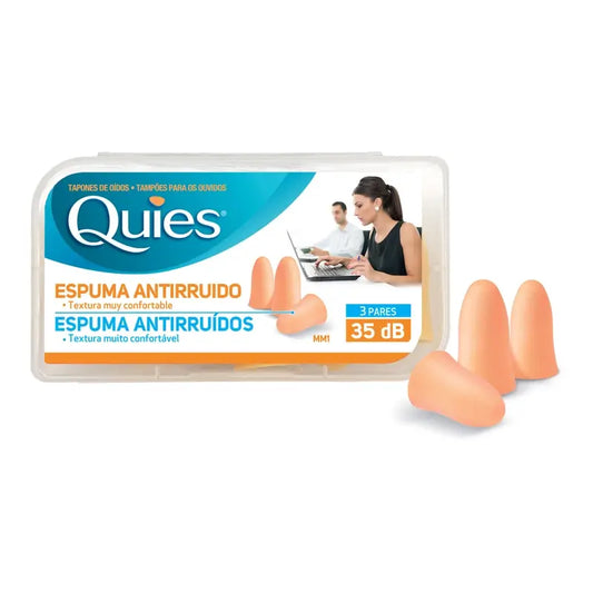 QUIES-KUMIKORVATULPAT, IHONVÄRISET, 3 PARIA