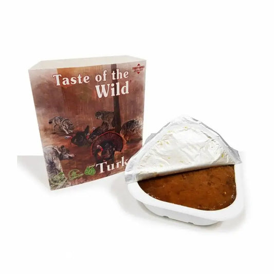 Taste Canine Adult Turkey Duck Fruit Box 7X390Gr Tin wet dog food