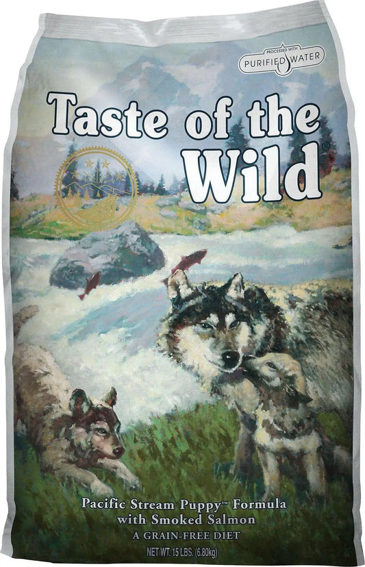 Taste Canine Puppy Pacific Stream Salmon 2Kg dog food