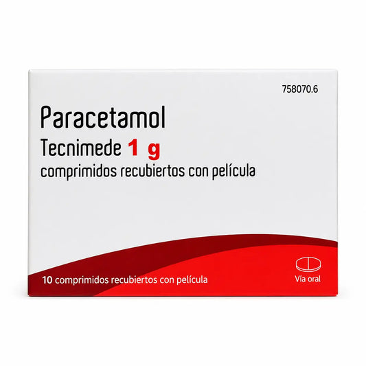 Tecnimede Parasetamoli 1 g, 10 päällystettyä tablettia