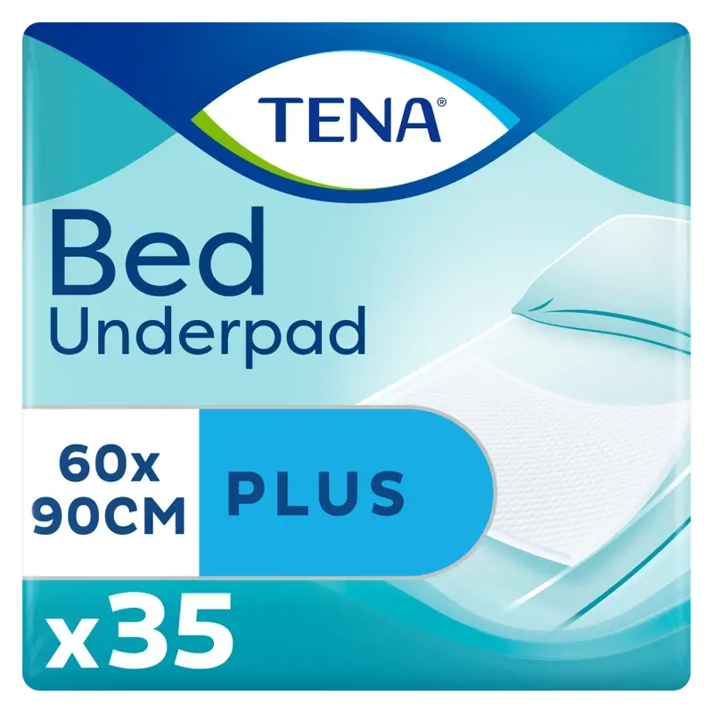 Tena Bed Plus -sängynsuoja 60 x 90, 35 kpl