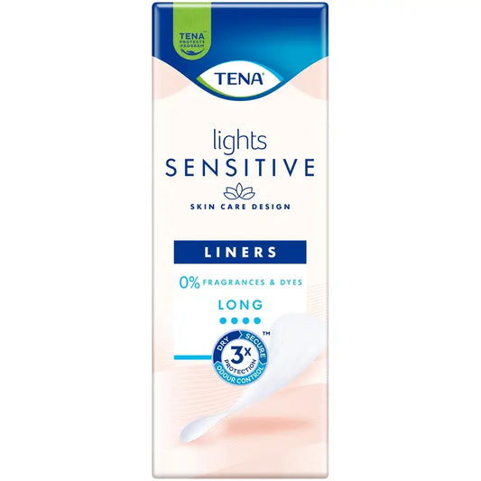 Tena Lights Sensitive Long Liner, 20 kpl