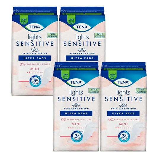 TENA Lights sensitive Mini Ultra 4 x 20 kpl – suositellaan vaihdevuosien aikana