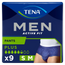 Tena Men Pants Active, koko S–M, 9 kpl