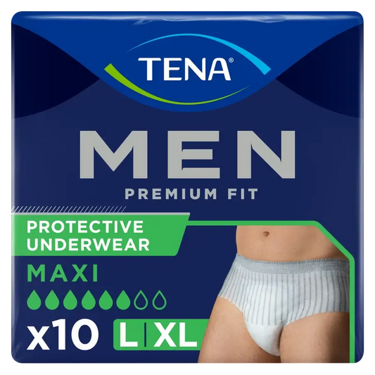 Tena Men Pants Premium Fit, koko L–XL, 10 kpl