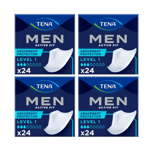 Tena Pack Men Level 1, 4 x 24 kpl