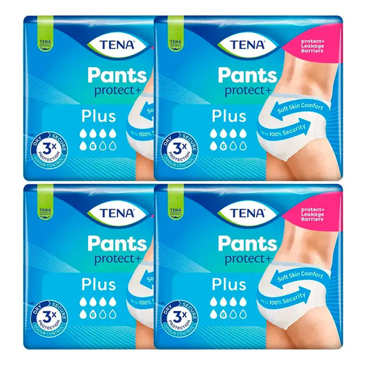 TENA Pack Pants Plus, koko L, 4 x 14 kpl