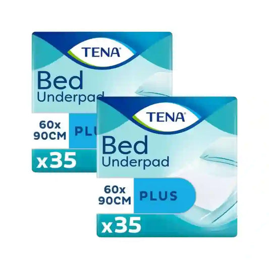 Tena Bed Plus -sängynsuoja 60 x 90, 2 x 35 kpl 