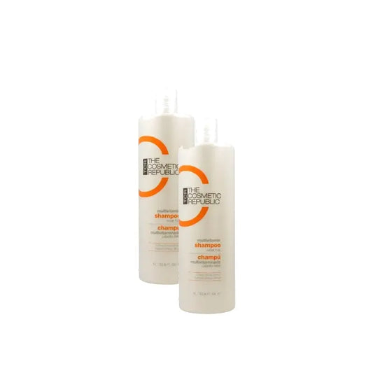 The Cosmetic Republic Multivitamiinishampoo, 1000 ml, 2 kpl:n pakkaus