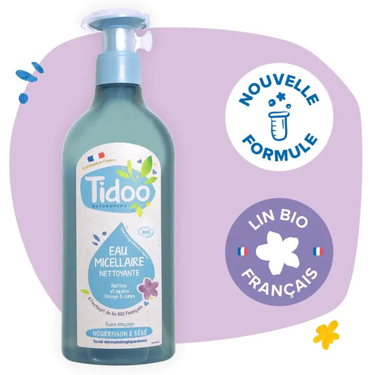 Tidoo orgaaninen misellipuhdistusvesi, jossa on kehäkukkaa, 500 ml