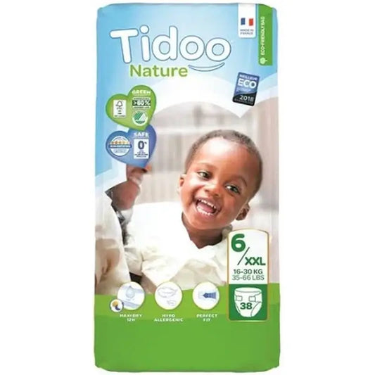 Tidoo-vaipat, koko 6, 16/30 kg, Eco, 25 kpl