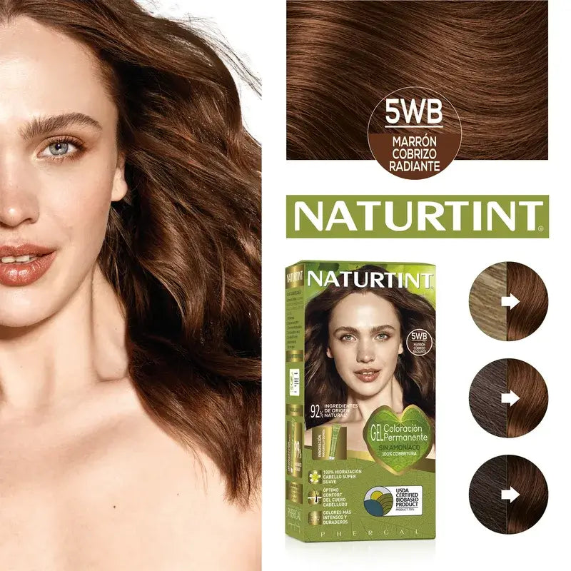 Naturtint Pysyvä hiusväri, ammoniakiton 5Wb – Säteilevä kuparinen ruskea