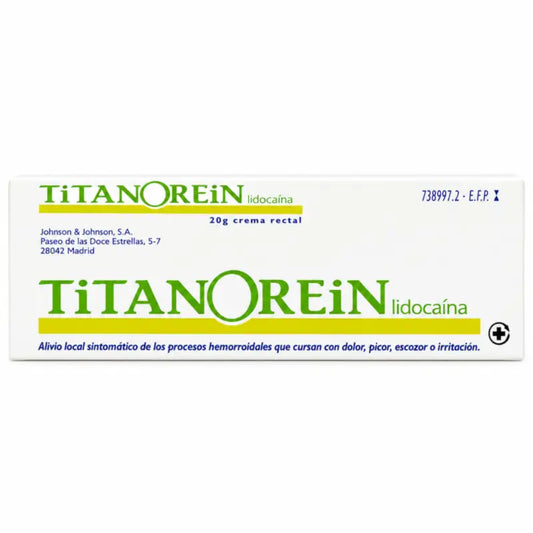 Titanorein Lidokaiini-peräsuolivoide 20 g