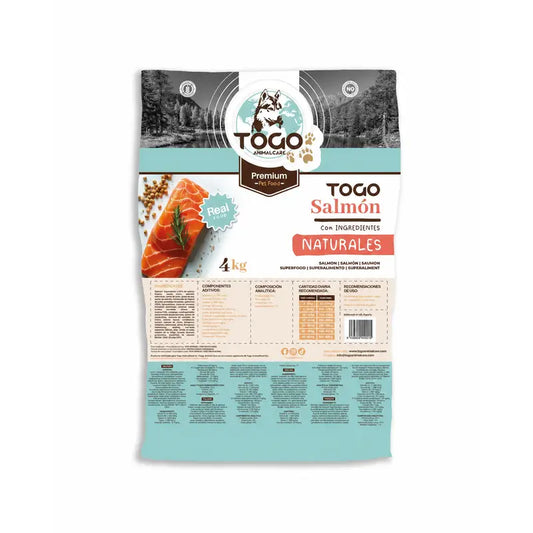Togo Pienso Natural Hypoallergeeninen lohi, 4 kg