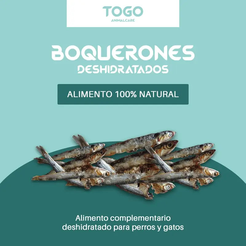 Togo Snack Natural Kuivatut sardellit, 1 kpl