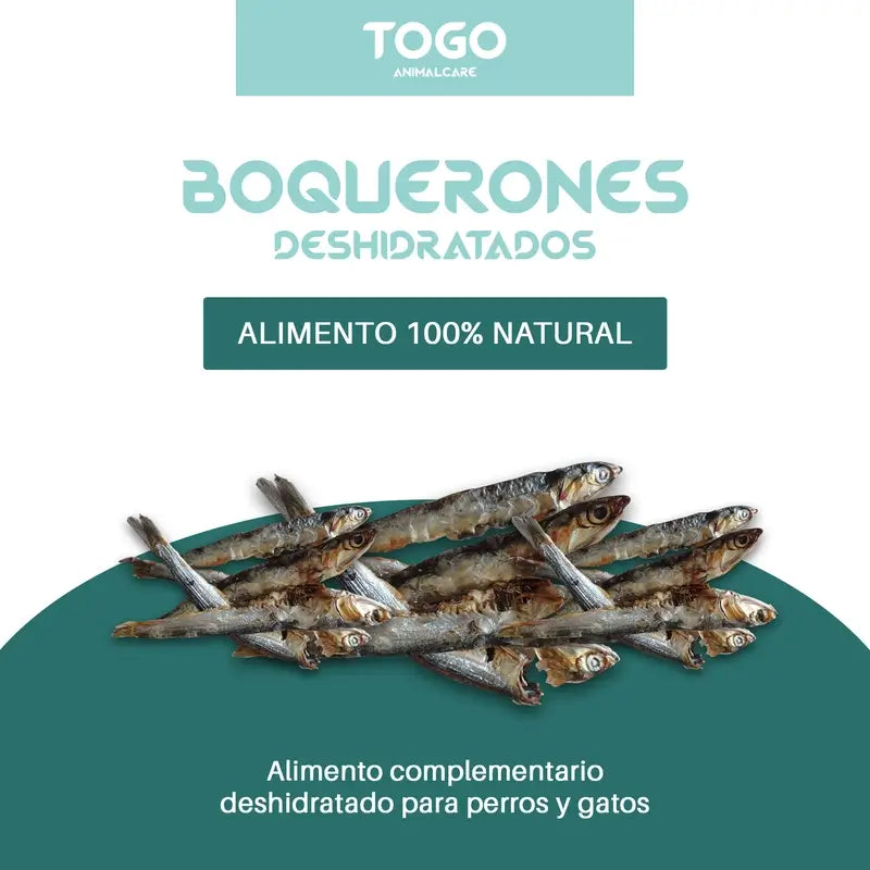 Togo Snack Natural Kuivatut anjovikset, 3 kpl:n pakkaus