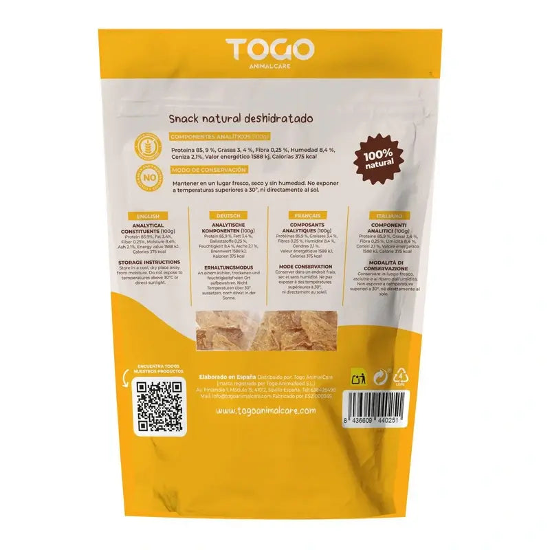 Togo Snack Natural -kanasuikaleet, 1 kpl