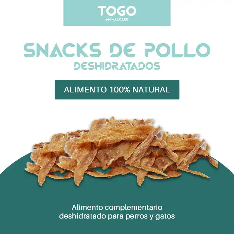 Togo Snack Natural -kanasuikaleet, 2 kpl:n pakkaus