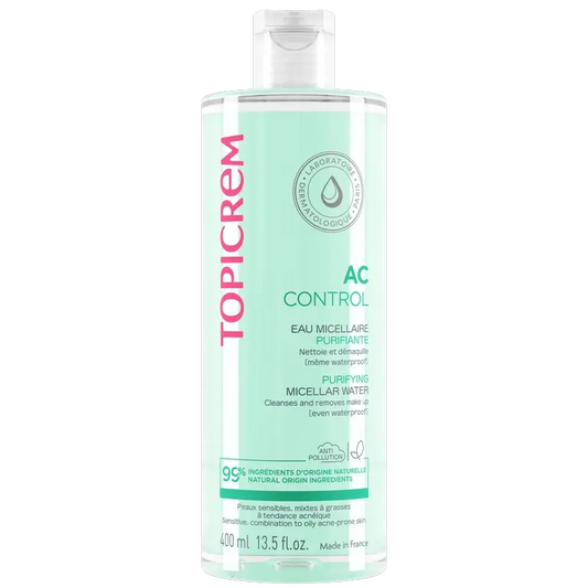Topicrem Ac Control puhdistava micellaarivesi, 400 ml