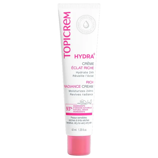 Topicrem Hydra+ Rikas, ihoa kirkastava kosteusvoide 40 ml