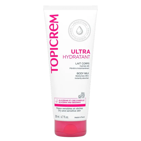 Topicrem erittäin kosteuttava vartalovoide 200 ml