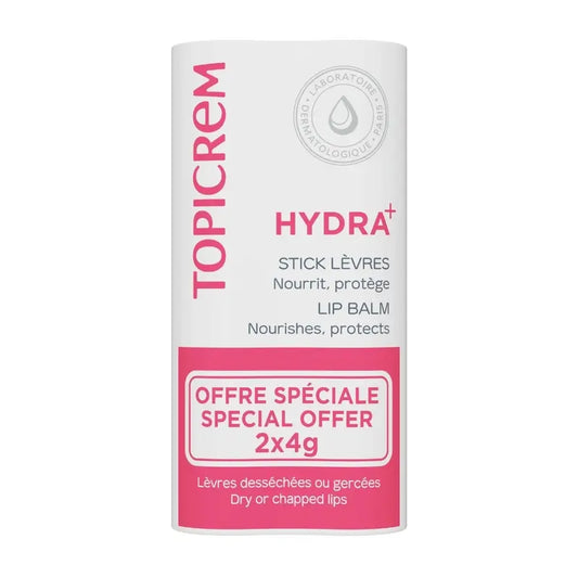 Topicrem Pack Topicrem Duo H+ huulivoide, 2 x 4 g