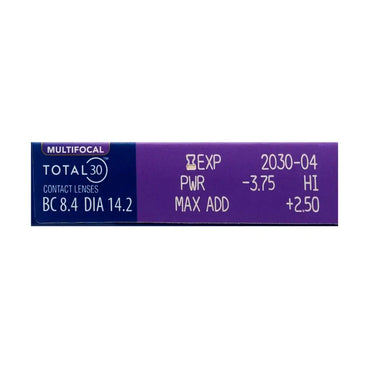 Total30 Multifocal Monthly Lenses , 3 units