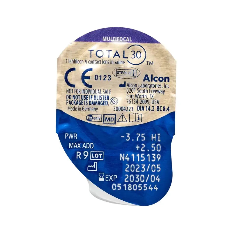Total30 Multifocal Monthly Lenses , 3 units