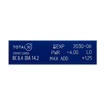 Total30 Multifocal Monthly Lenses, 6 units