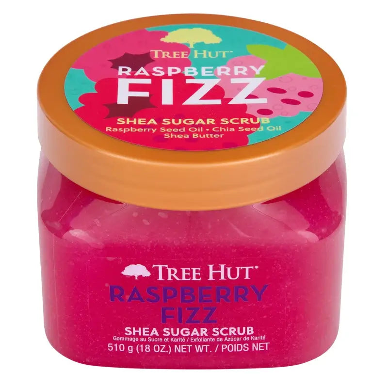 Tree Hut -sokerikuorinta, vadelma, Raspberry Fizz, 510 g