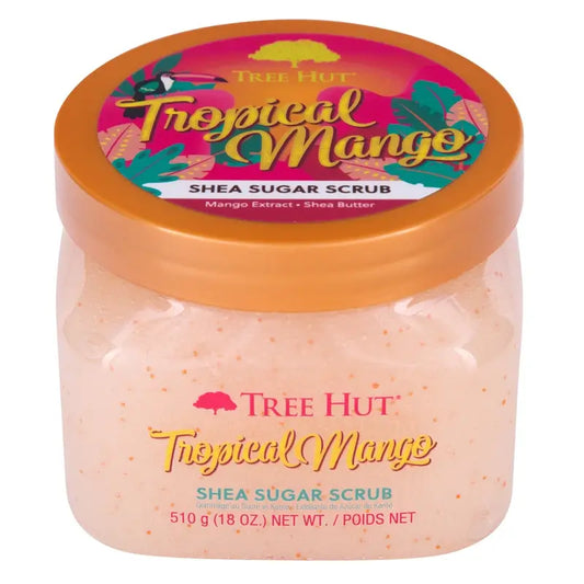 Tree Hut -sokerikuorinta, trooppinen mango, 510 g