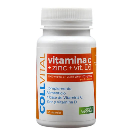 Triconatura C-vitamiini + sinkki + D3-vitamiini, 60 kapselia, Collvital
