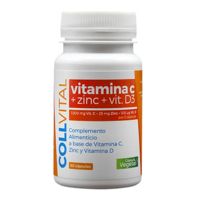 Triconatura C-vitamiini + sinkki + D3-vitamiini, 60 kapselia, Collvital