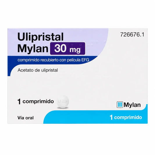 Ulipristal Mylan Efg 30 mg, 1 päällystetty tabletti