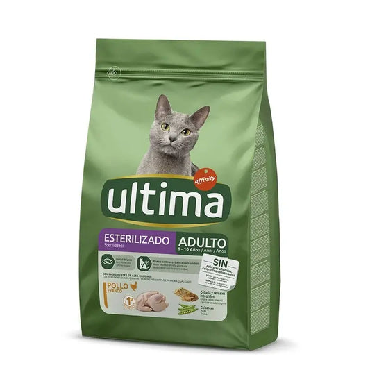 Ultima Cat -kastroituille kissoille tarkoitettu kuivaruoka, kana, 1,5 kg